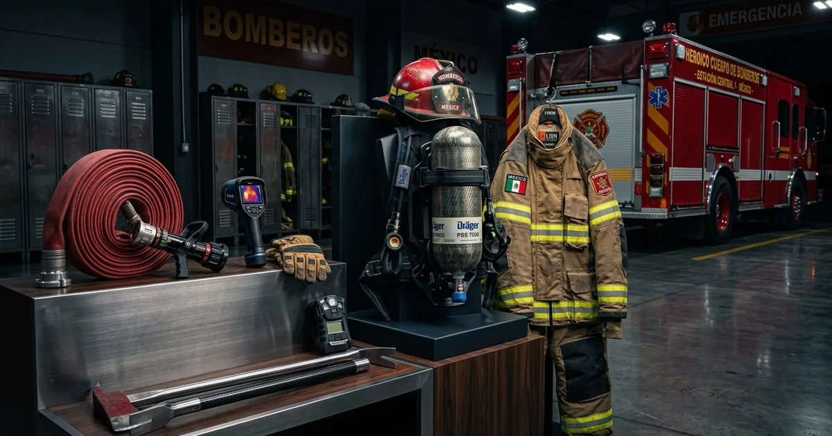BOMBERO.MX — sitio corporativo de distribución NFPA de equipo personal de protección