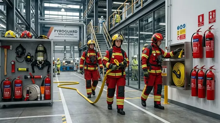 Equipo de respiración autónoma SCBA y traje estructural para bomberos certificado NFPA