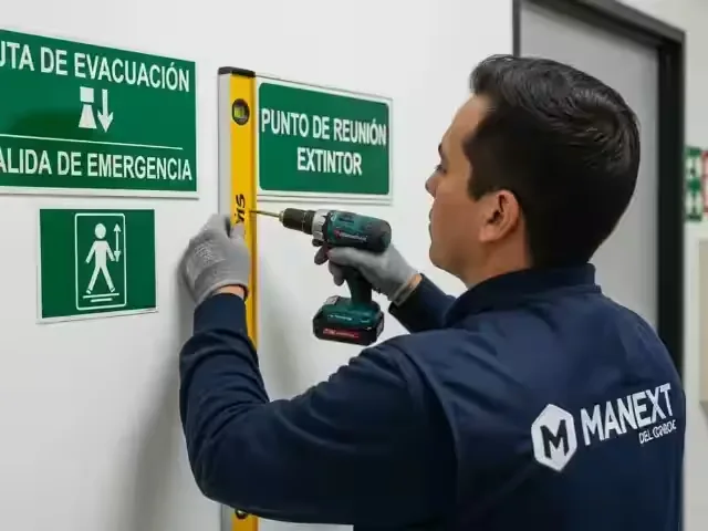 Señalización contra incendios fotoluminiscente certificada — MESECI