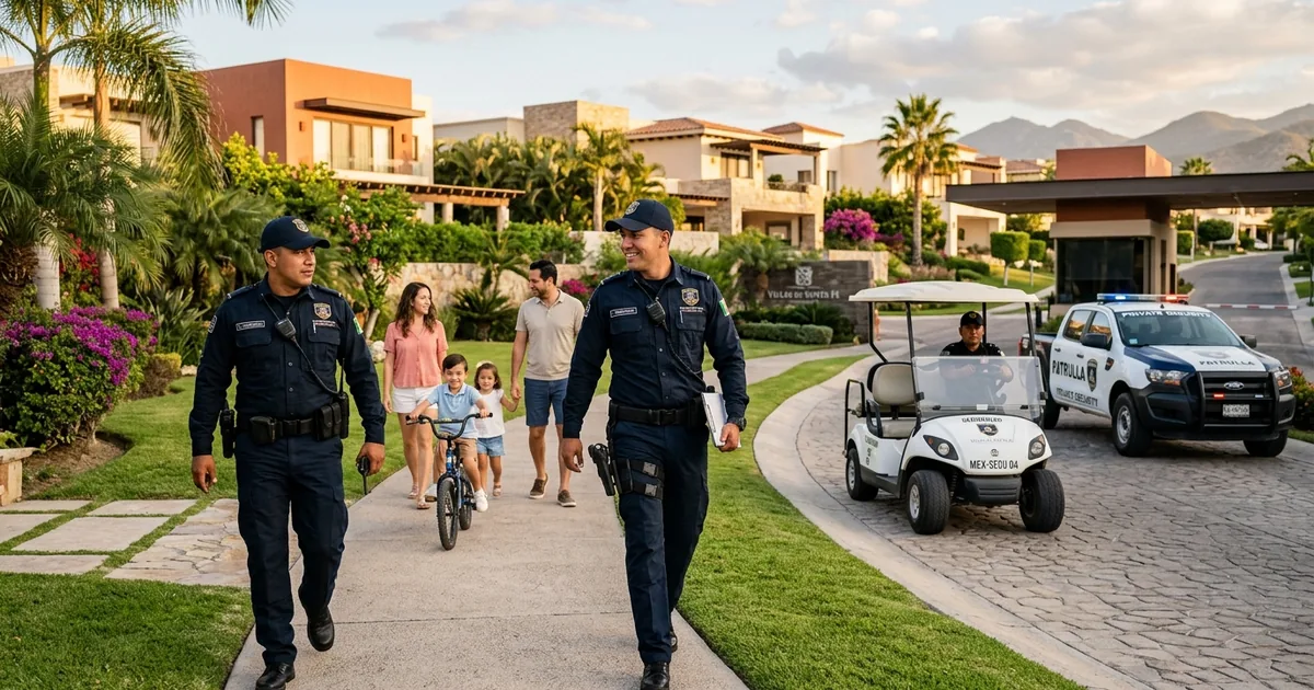 Seguridad privada — guardias intramuros, monitoreo CCTV y control de acceso para condominios en México